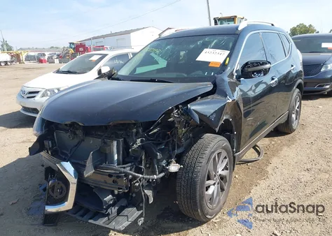 2016 Nissan Rogue Sl from USA, damaged, VIN 5N1AT2MV3GC813723